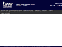 Tablet Screenshot of isysinformatica.com